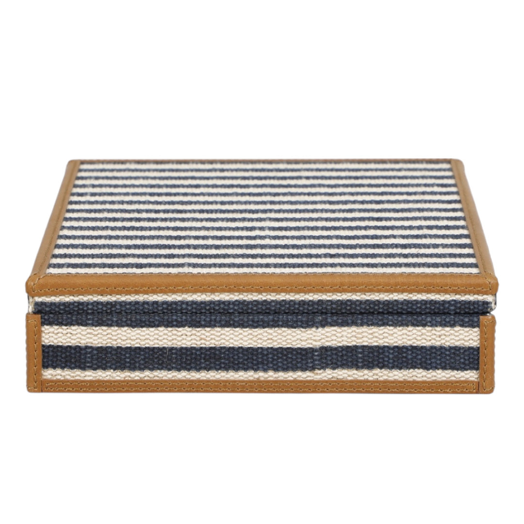 Oliver Navy Stripe Card Box