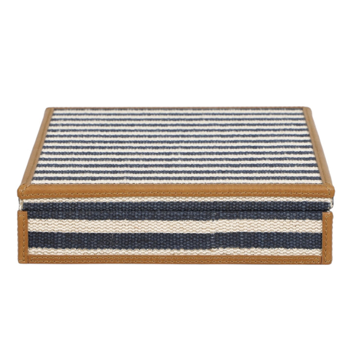 Oliver Navy Stripe Card Box