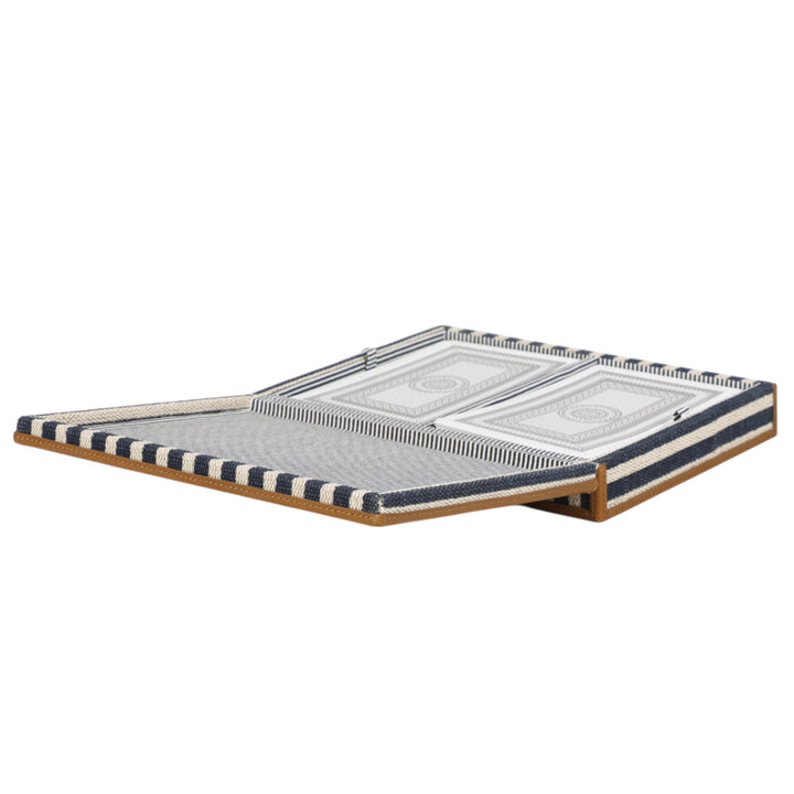 Oliver Navy Stripe Card Box