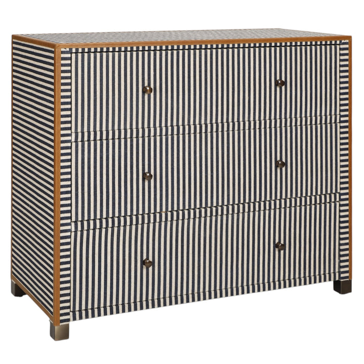 Oliver Navy Stripe Chest of Drawers