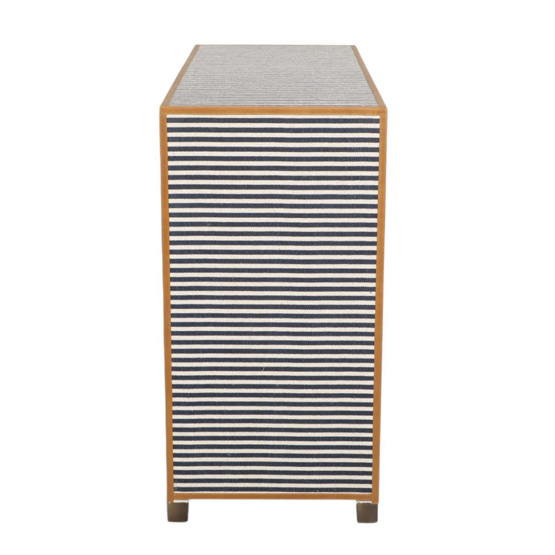 Oliver Navy Stripe Chest of Drawers