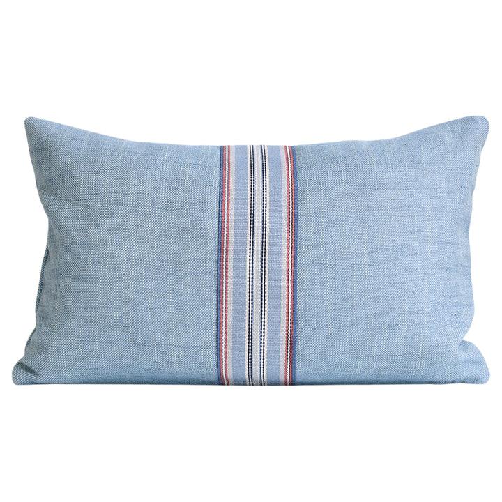 Pale Blue Lumbar with Trim