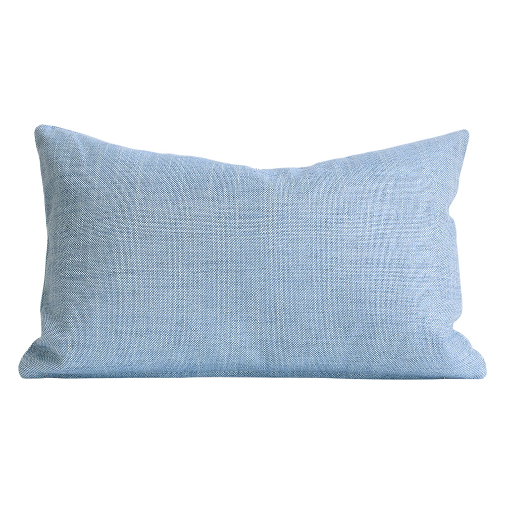 Pale Blue Lumbar with Trim