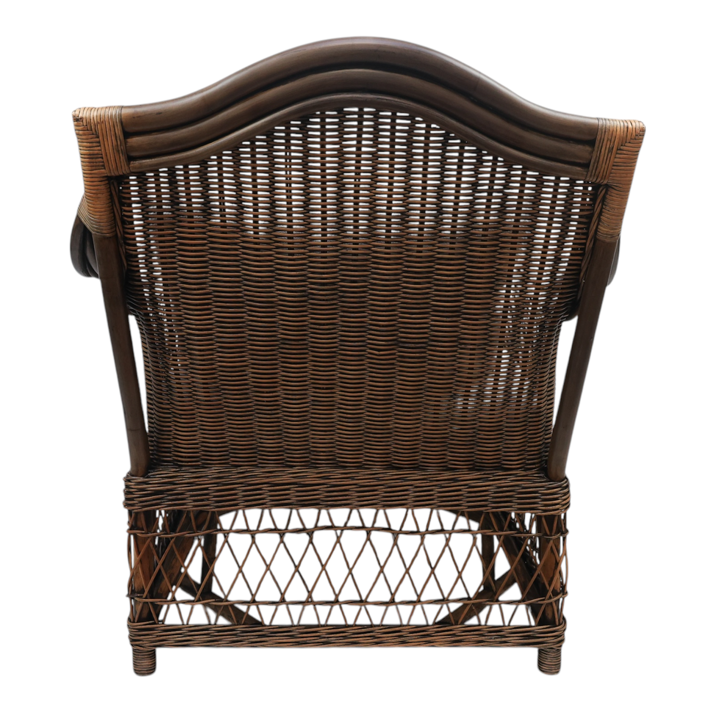 Palmetto Dark Rattan Armchair
