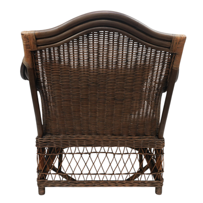Palmetto Dark Rattan Armchair