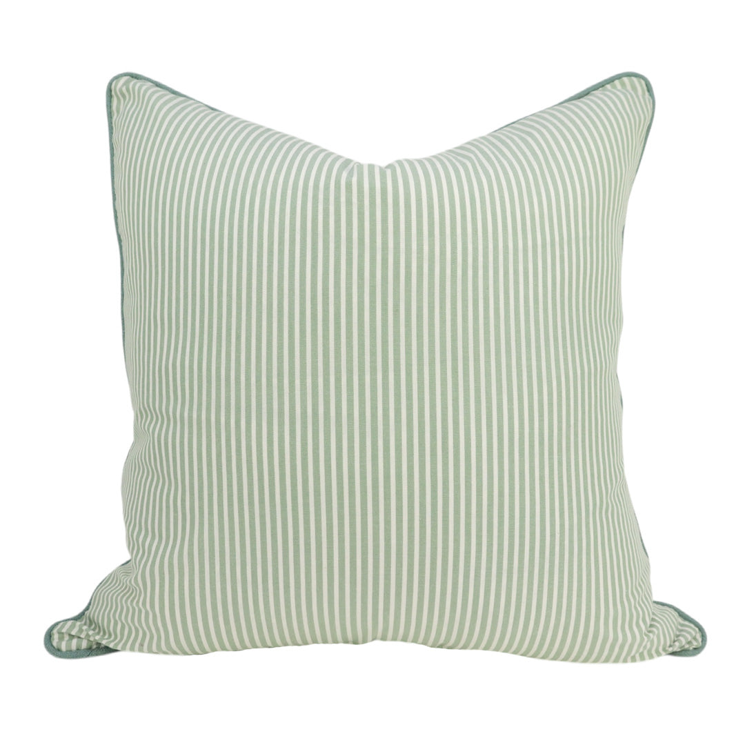 Peacock Blue Floral Cushion