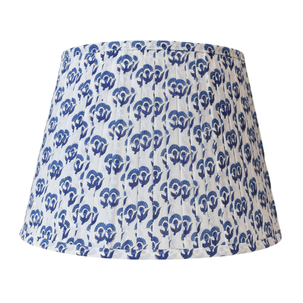 Blue Motif Gathered Shade M