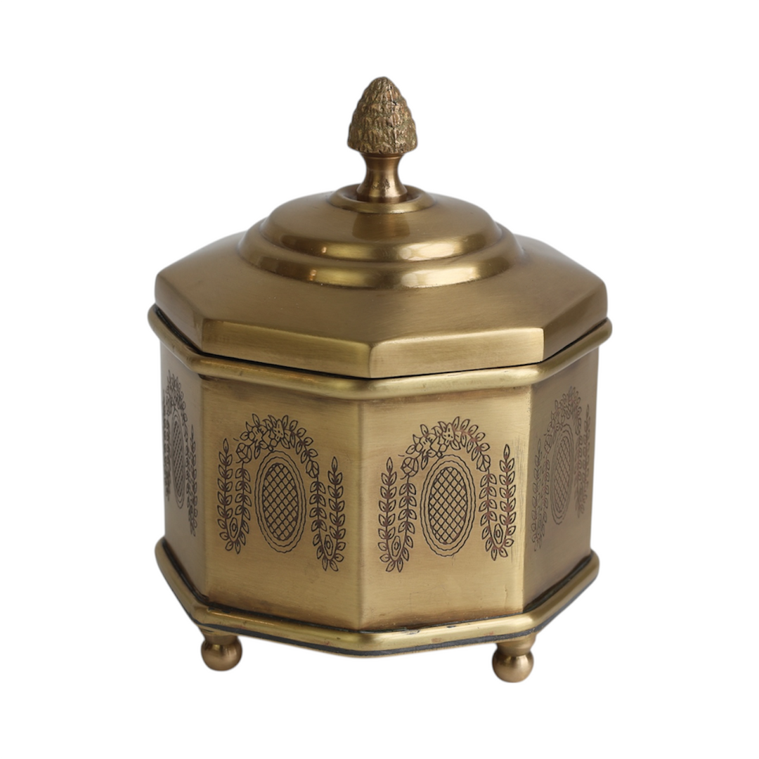 Enid Brass Trinket Box