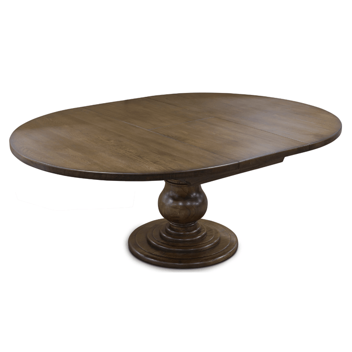 Provincial Round Dark Oak Dining Table
