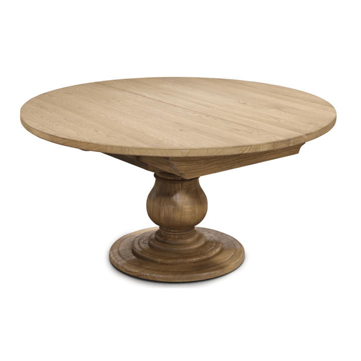Provincial Round Light Oak Dining Table