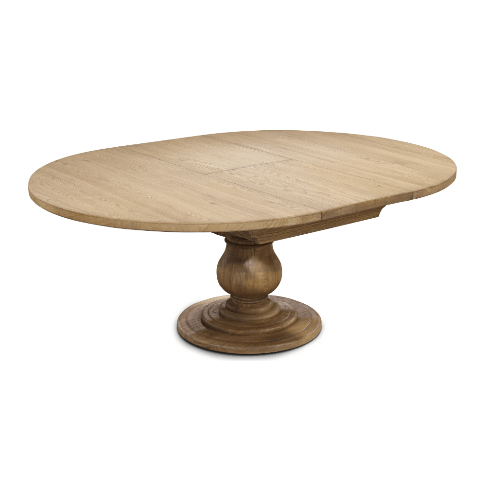 Provincial Round Light Oak Dining Table