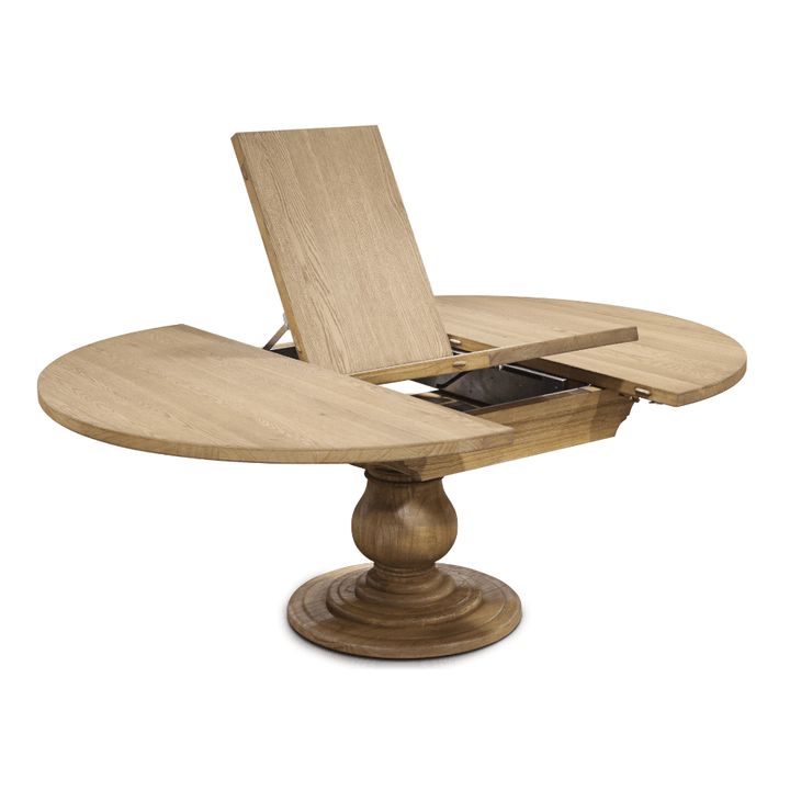 Provincial Round Light Oak Dining Table