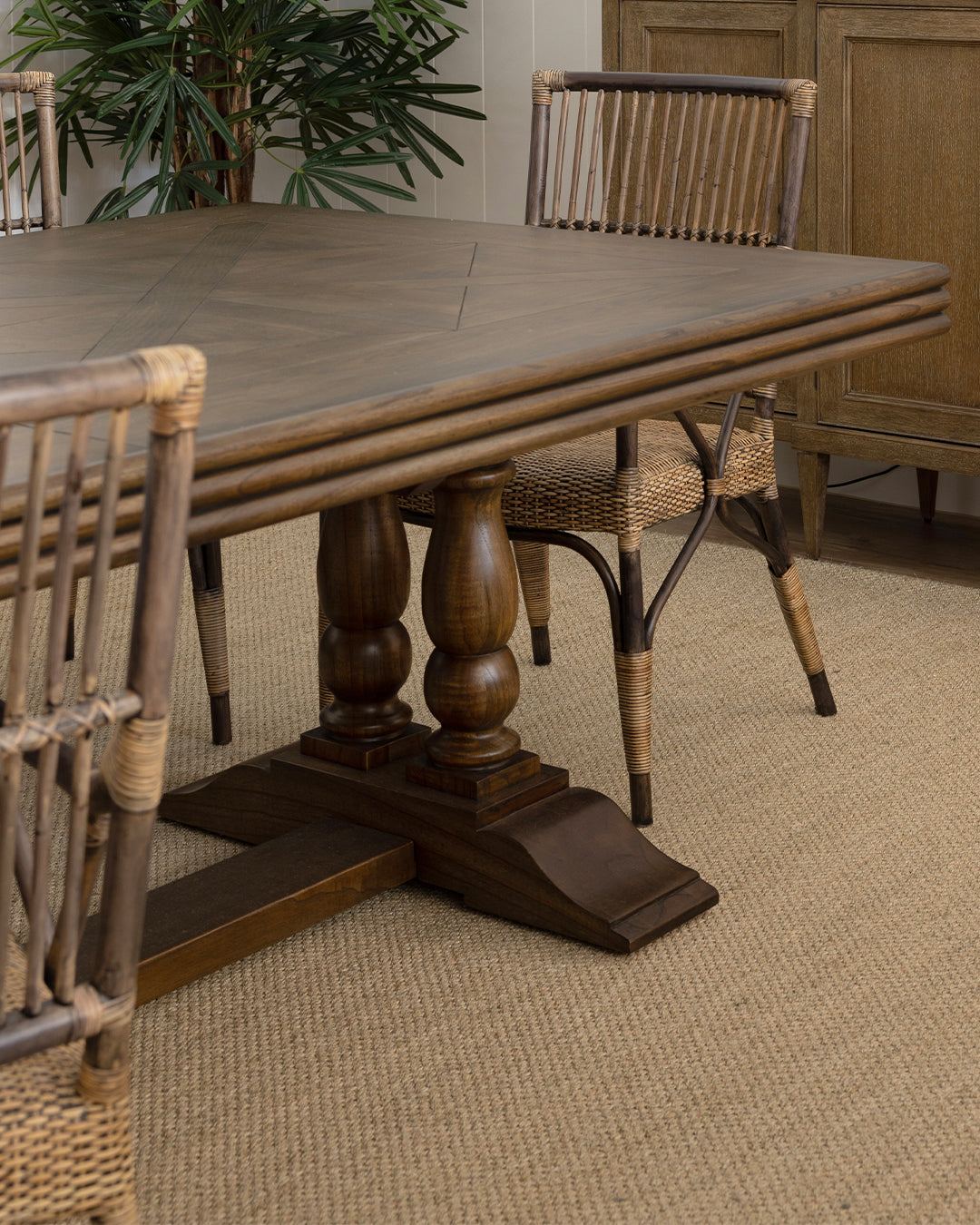 Raj Rattan Dining Chair