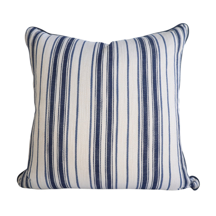 Ralph Lauren Navy Ink Stripe Cushion