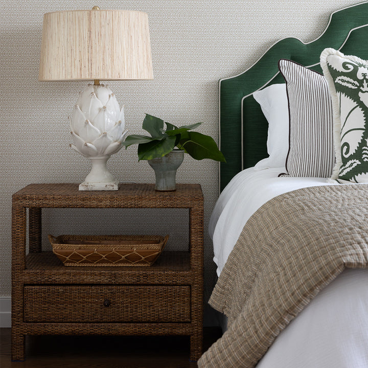 Rattan Bedside Table