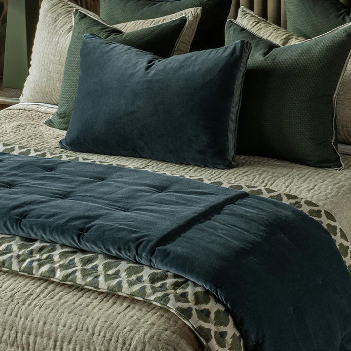 Riga Prussian Blue Comforter
