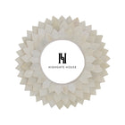 Round Sun Bone Photo Frame