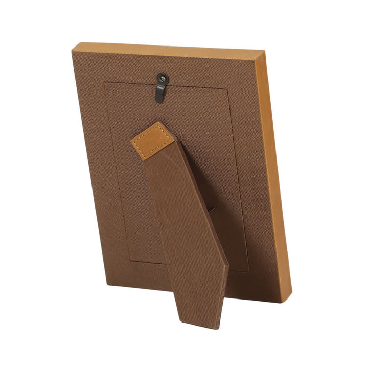 Saddle Weave Leather Photo Frame