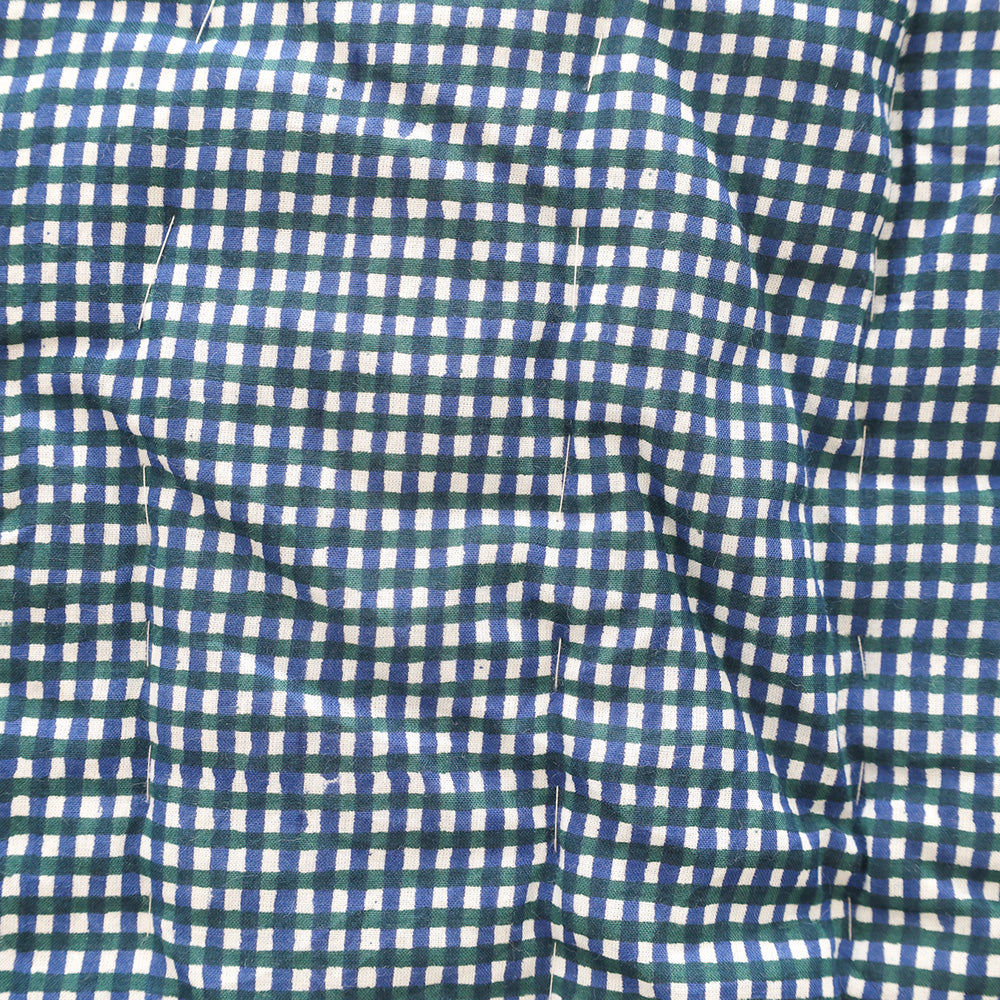 Sage Floral & Check Quilt Q