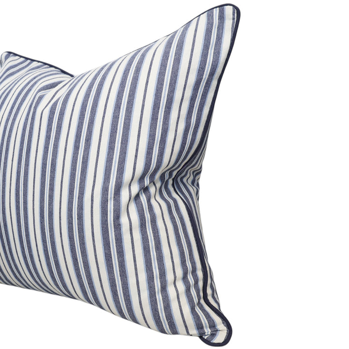 Sailors Blue Striped Cushion