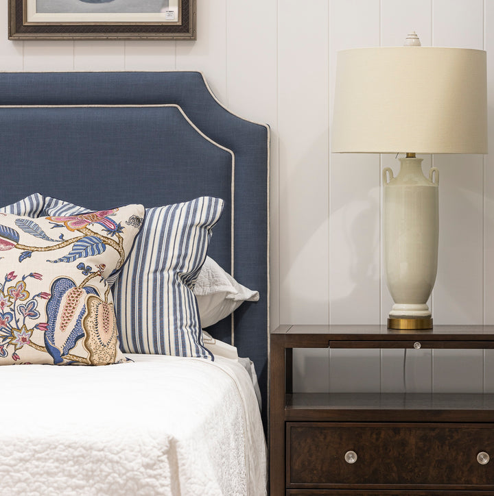 Sailors Blue Striped Cushion