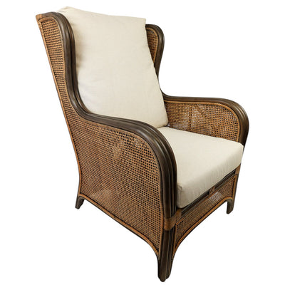 Savoy Dark Rattan Armchair