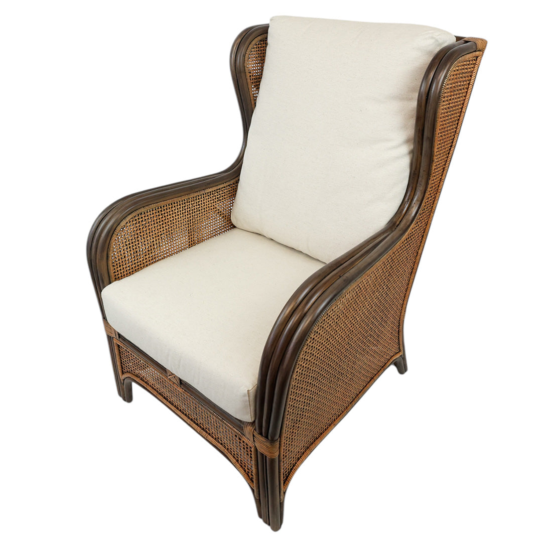 Savoy Dark Rattan Armchair