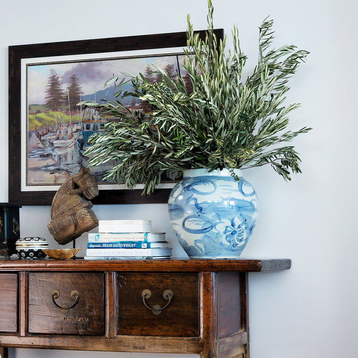 Silla Blue Flower Jar
