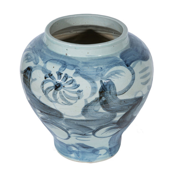 Silla Blue Flower Jar