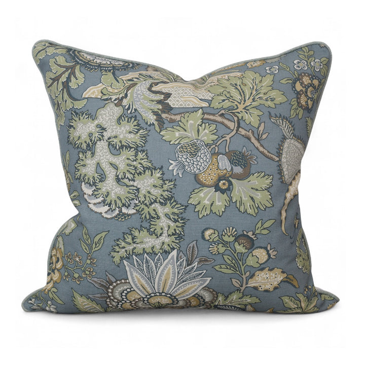 Sky Blue Flower Trail Cushion
