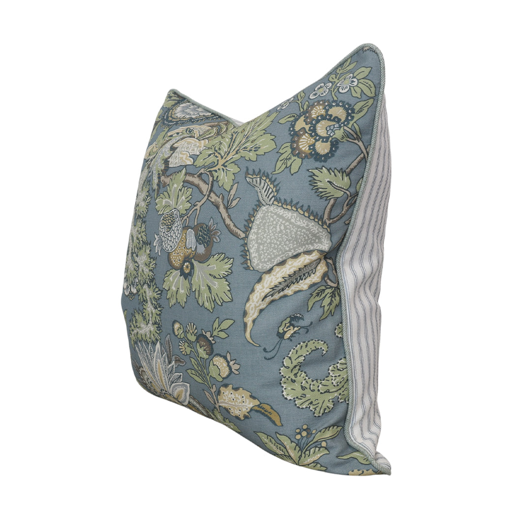 Sky Blue Flower Trail Cushion