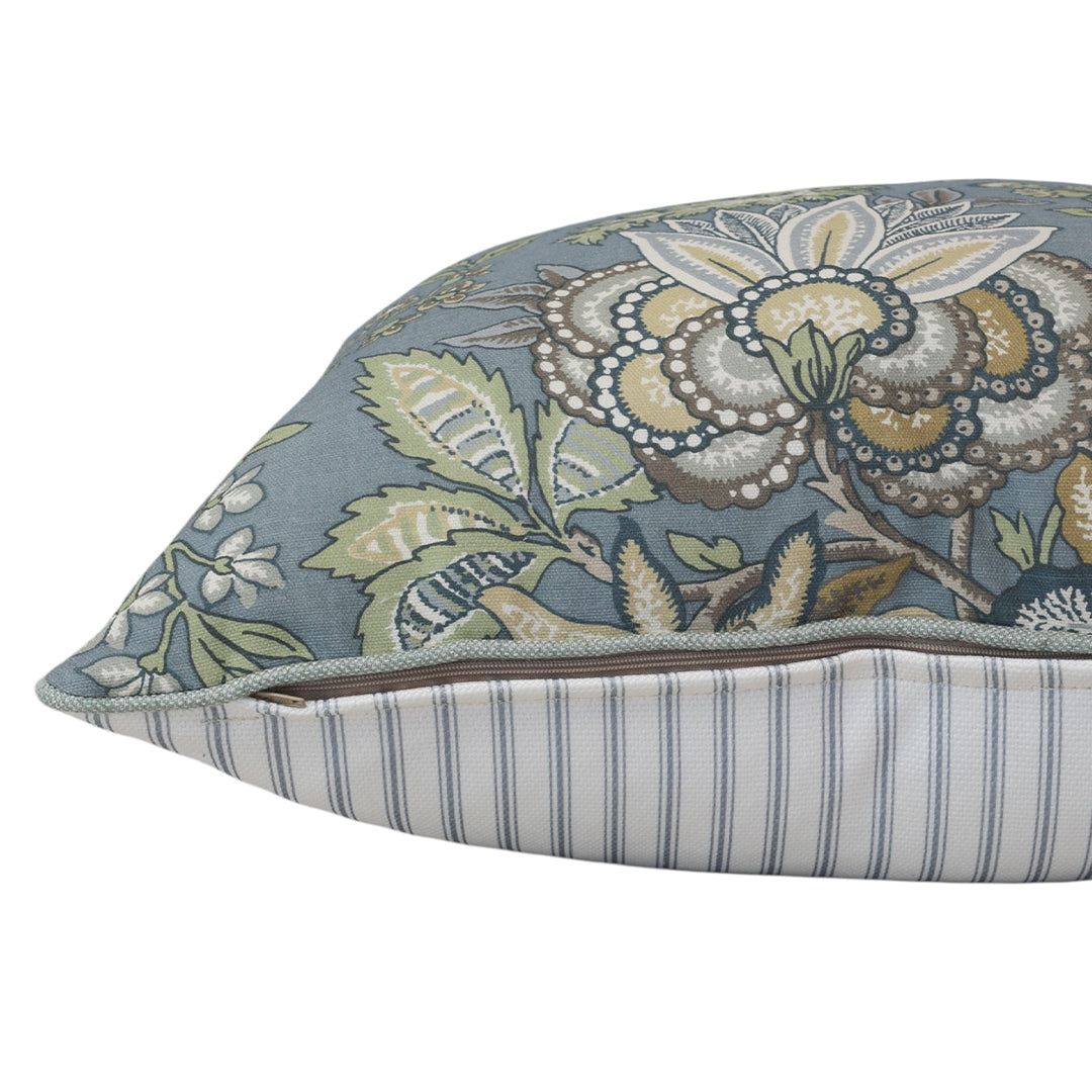 Sky Blue Flower Trail Cushion