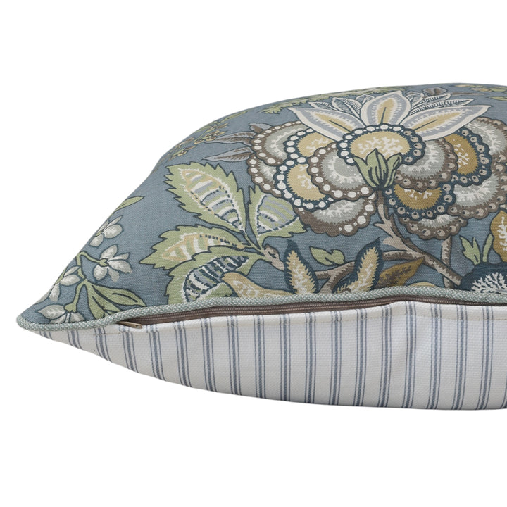 Sky Blue Flower Trail Cushion