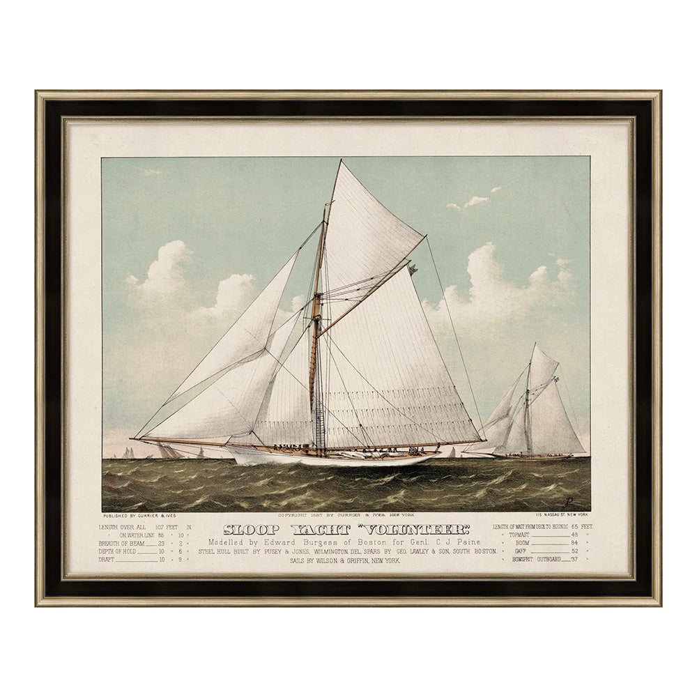 Sloop Yacht On Seas