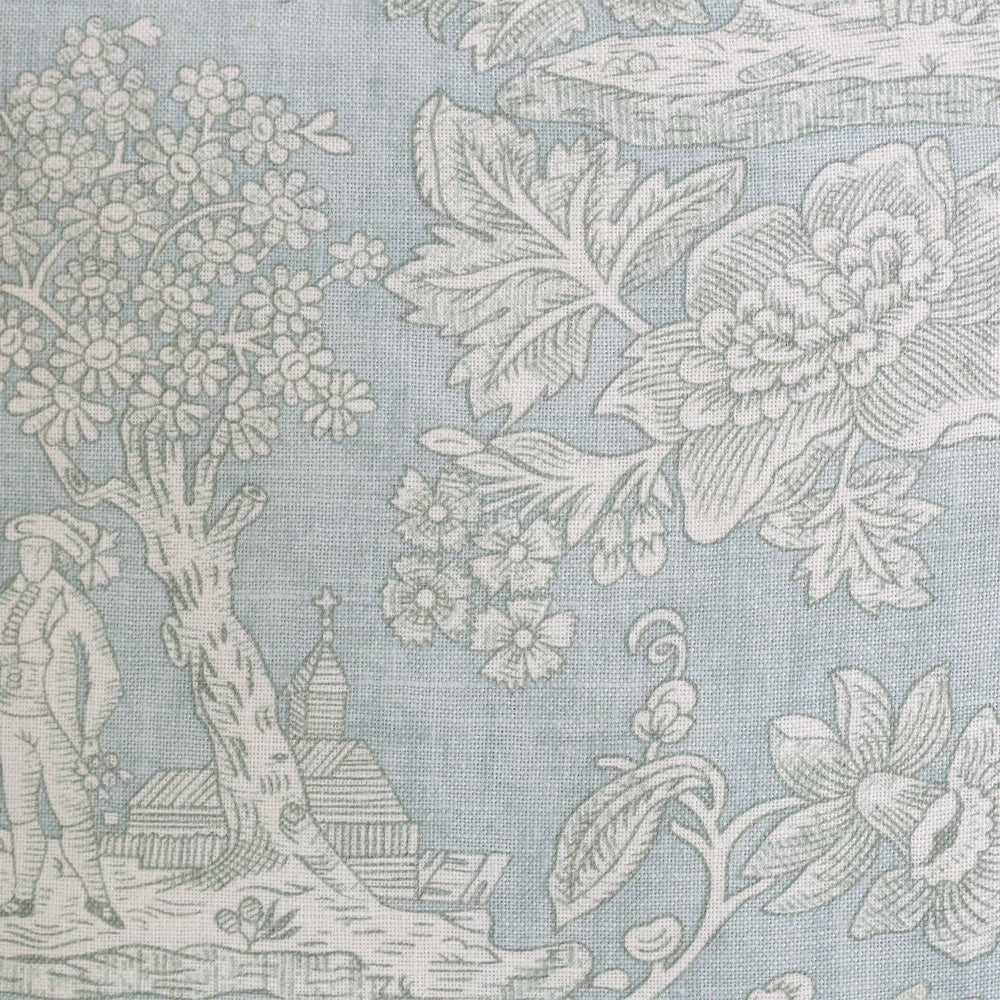Soft Blue Victorian Cushion