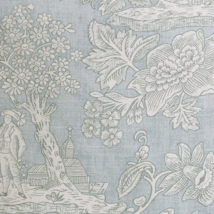 Soft Blue Victorian Cushion