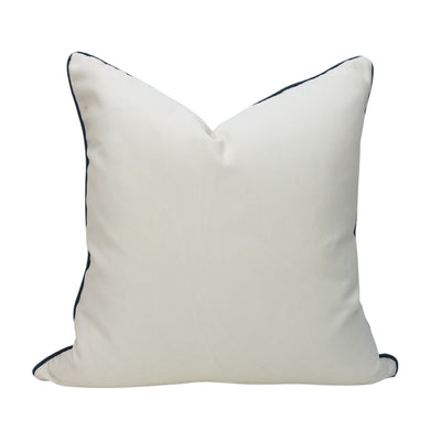Soft Blue Floral Cushion