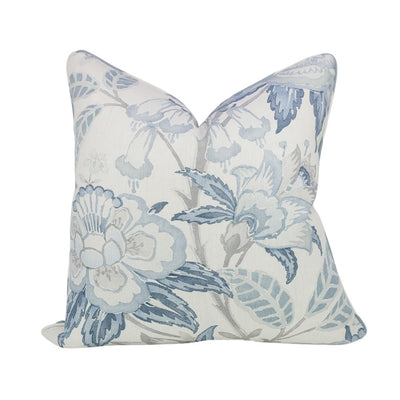 Shades of Blue Floral Cushion