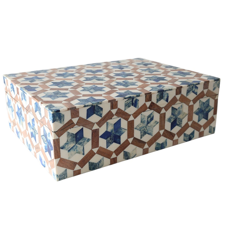 Star Pattern Bone Box LGE