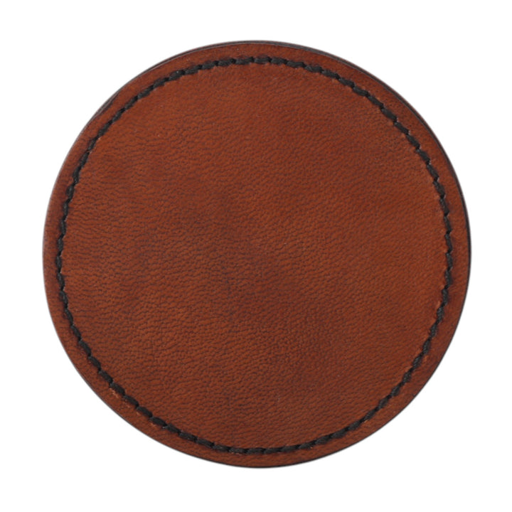 Tan Leather Coasters
