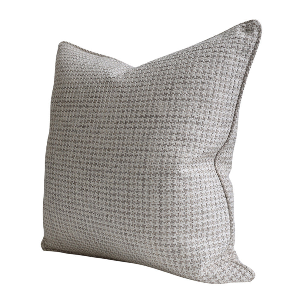 Taupe Weave Cushion