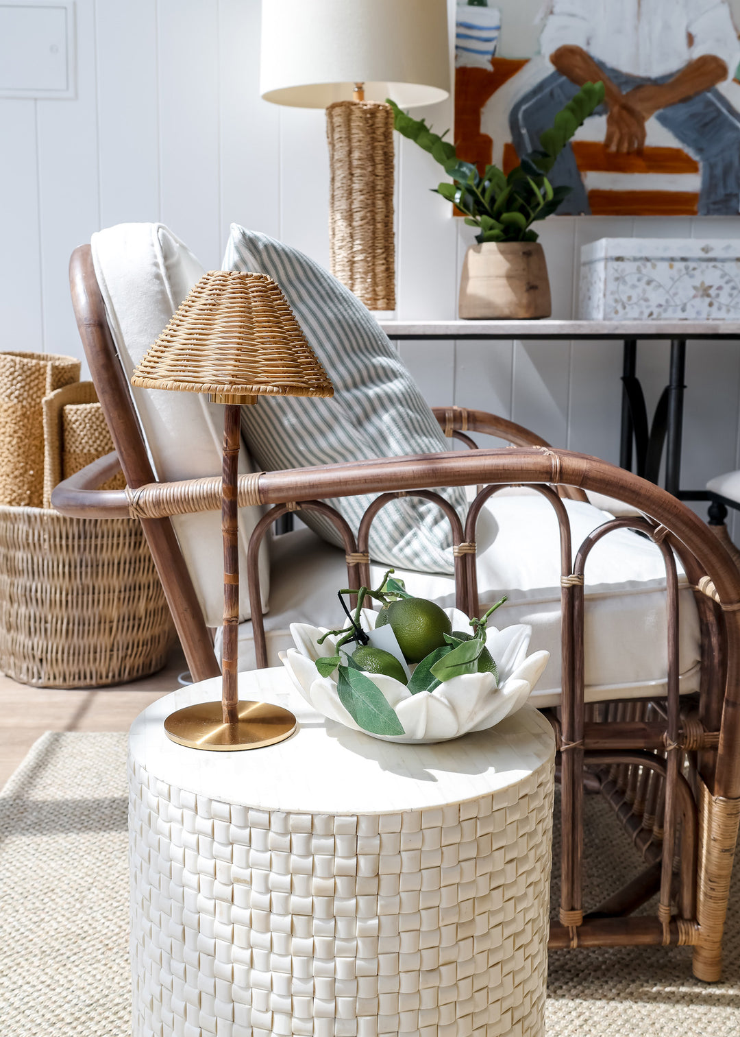 Textured Bone Stool