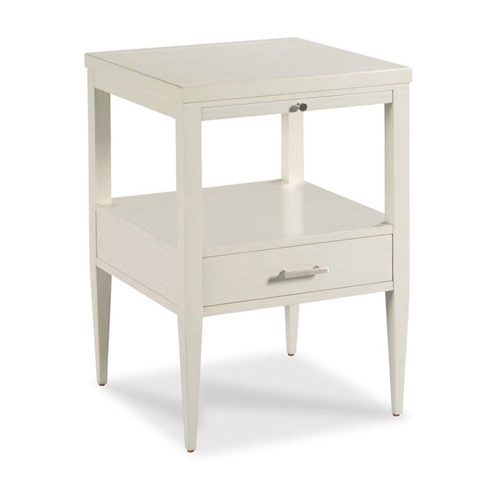 Toulon White Bedside Table