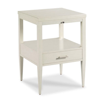 Toulon White Bedside Table