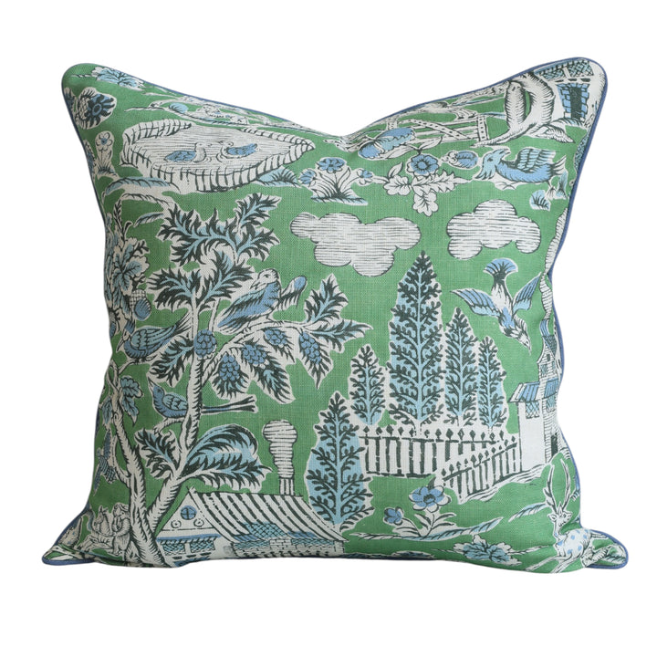 Green Village Cushion