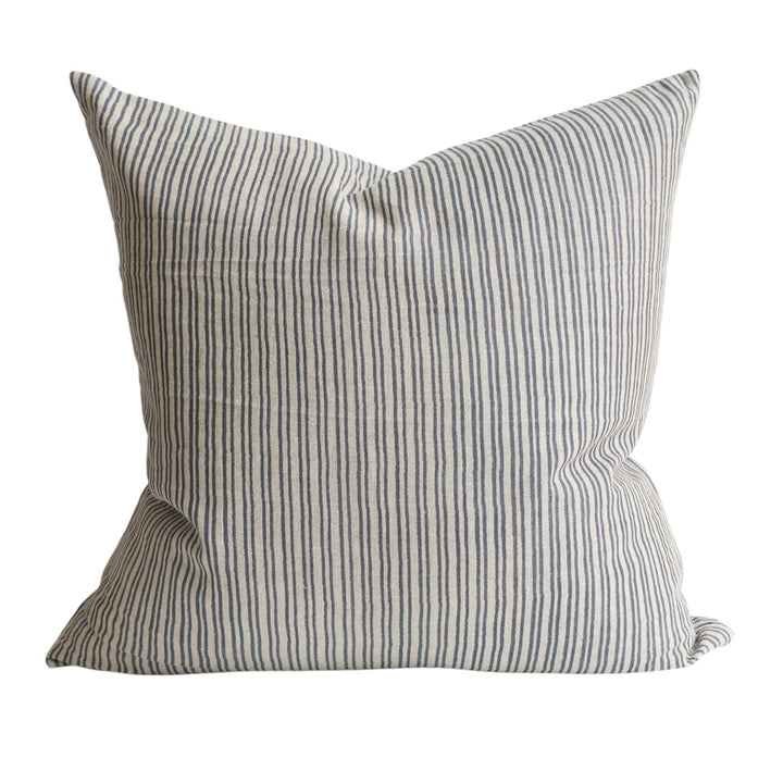 Walter Blue Stripe Cushion