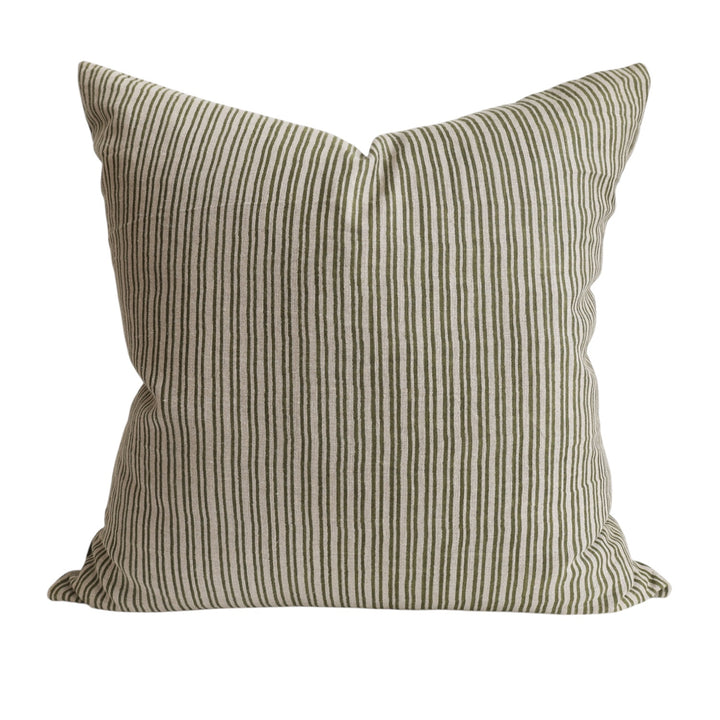Walter Green Stripe Cushion