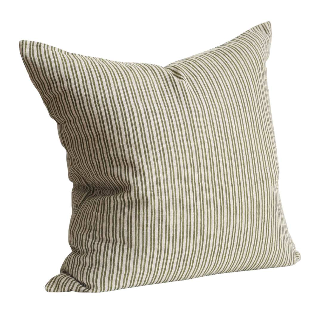 Walter Green Stripe Cushion