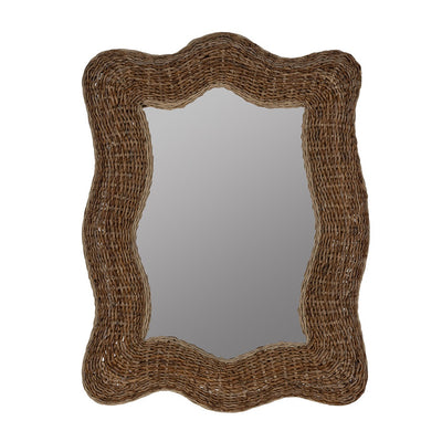 Wavy Framed Wall Mirror