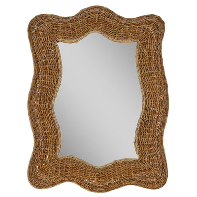 Wavy Framed Wall Mirror